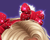 Hair Clip Bow Red