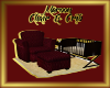 Maroon Lust Chair& Crib