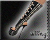 [W] Black Python Boots