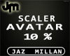 ! - 10 % - Avatar Scaler
