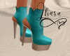 Teal Fall Boots