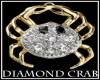 Diamond Crab Pendant