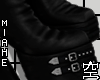 空 Boots Goth Black 空