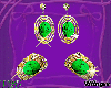Emerald Green Gold Set