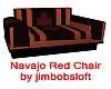 Navajo Red Chair
