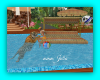 Tiger Animated swim Raft
