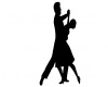 dance silhouette cut out