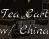 Tea Cart w/ China