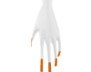 orange nails