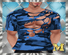 ♦BLUE RIPPED SHIRT♦