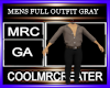 MENS FULL OUTFIT GRAY