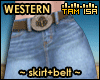 !T Western Skirtbelt Rls