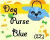 (IZ) Dog Purse Blue