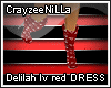 Delilah lv red DRESS