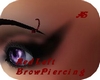 Red Brow Piercing (L)
