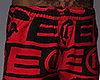 APE Red Sweat Pants