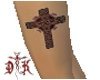 dragon & cross tattoo