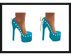 {G} Turquoise Pumps