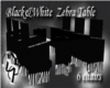 DP Blk/Wht Zebra Table