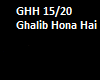 Ghalib Hona Hai