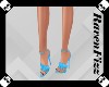 Blue Spring Pumps