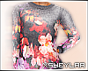 $ Shi Floral Sweater Gry