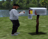 Brown Roadside Mailbox