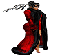 XXL Red w/Black Fur Coat