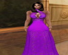 lace gown purple