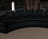 Black Gold Curve Couch
