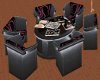 ~LEATHER CHAIR SET~