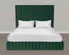Green Allewi Velvet Bed