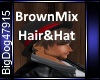 [BD]BrownMixHair&Hat