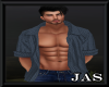 Open Shirt Blue