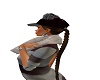brown braid hat