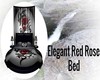 Elegant Red Rose Bed