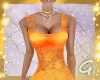 G- Lace Dress Orange