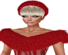 Clara Red Fur Headband