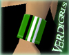 `V` Green Wristband