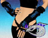 Blue Rave ArmWarmers