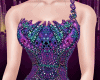 Carnival Purple Gown