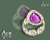 Monica Purple Rings