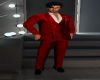 Red TIeless Suit