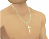 Neckles with Cross Gold