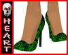 Green Black Fashion Shoe