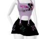 Purple| Skirt Set