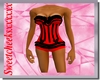#redblackcorset