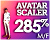 AVATAR SCALER 285%