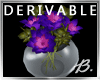 *B* Drv Floral Vase