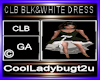 CLB BLK&WHITE DRESS